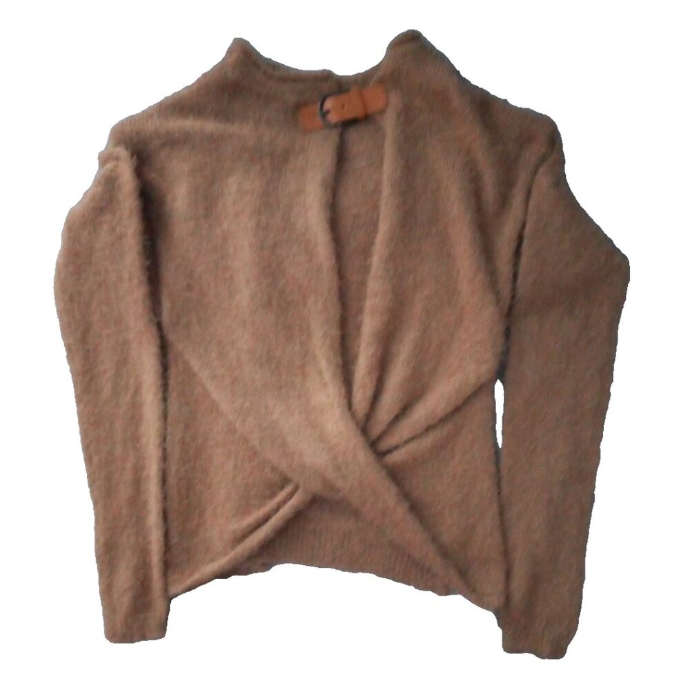 Women's Tan Trendy Sexy Sweater Chic Fashion Top